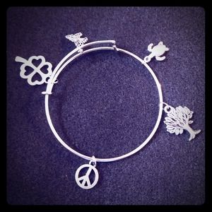 Silver Custom Made Charm Bracelets
